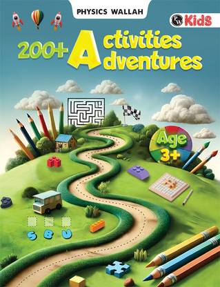 200+ Activity Book For 3+ Years Old- Screen-Free Fun Activities, Maths, English  (Paperback, PW)