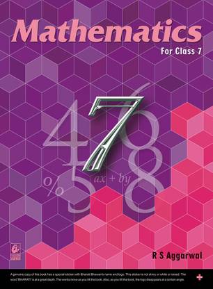 Mathematics for Class 7 - R.S. Aggarwal - CBSE - Examination 2024-25 2023 Edition  (English, Paperback, Aggarwal R. S.)