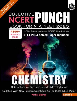 Pw Objective Ncert Punch Chemistry Competitive Exams (Neet and Cuet)  (English, Paperback, Sijariya? Pankaj)