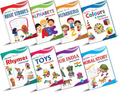 Colouring Books Collections for Early Learning by InIkao  - Copy Color Colouring Books  (English, Paperback, InIkao)