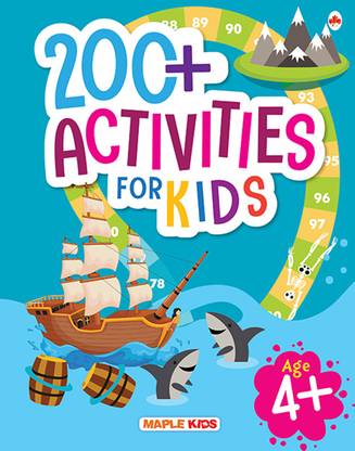 Brain Activity Book for Kids - 200+ Activities for Age 4+  (English, Paperback, unknown)